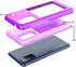 Galaxy s20 FE Case with Card Holder,Silicone Hybrid Protective Wallet Cover Case for Samsung Galaxy s20 FE - Grey...
