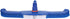 Pool Brush with Pressure Valves Pool Head Pool Brush Pool Wall and Bottom Brush 50.5 cm Blue...