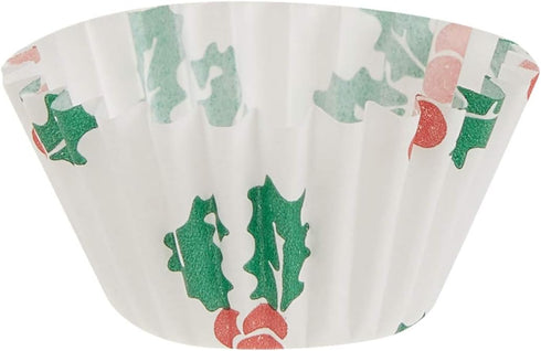 Fox Run Christmas Paper Muffin and Cupcake Liners, Set of 100 Mini Size Wrappers...