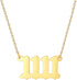 Angel Numbers Necklaces,Women Girls Dainty Gold Silver 111 1111 222 333 444 555 666 777 888 8888 999 Pendant Necklace Spiritual Numerology Jewelry...