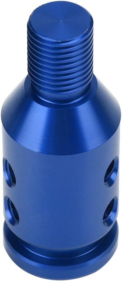 Universal Gear Shift Knob Adapter, Automotive Manual Transmission Non Threaded Shifter Kit Car Aluminum Alloy Racing Replacement Boot Retainer Sti...