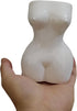 Cute 4.7 inch Indoor Body Shaped Ceramic Succulent Cactus Air Plant Body Art Modern Flower Pots Planter - Plant Not Included (White)...