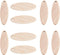 KISSITTY 200pcs Natural Unfinished Blank Wooden Oval Flat Pendants Wheat 1.4x0.47 Inch for Earring Pendant Jewelry DIY Craft Making...