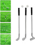 jojofuny 1 Set of Dollhouse Golfing Club, Miniature Golf Club Balls Set, Miniature Golf Clubs, Mini Golf Club Model Toys, for 1:12 Scale Dollhouse...