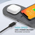 40W Wireless Charging Pad, Dual 20W Fast Wireless Charging Mat for iPhone 15 14 13 12 11/Pro/Pro Max/SE/X/XS,Apple Airpods 3/2/Pro,15W Wireless Ch...