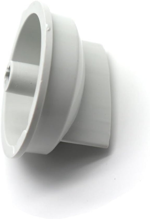 6mm/ 0.24inch Inner Hole Universal Plastic Timer Control Knobs Replacement for Microwave Oven White 10Pcs...
