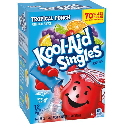 Kool-Aid Singles Tropical Punch Soft Drink Mix- 12 CT...