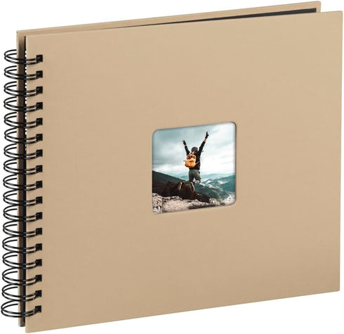 Hama Fine Art Photo Album | 28 x 24 cm 50 Beige w/Black Pages, 28 x 24cm...