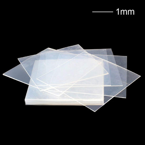 1.0 MM 20 Sheets Dental Lab Hard Splint, Thermoforming Materials Thermoform Plastic Sheets for Vacuum Forming Machine 5'' x 5''...