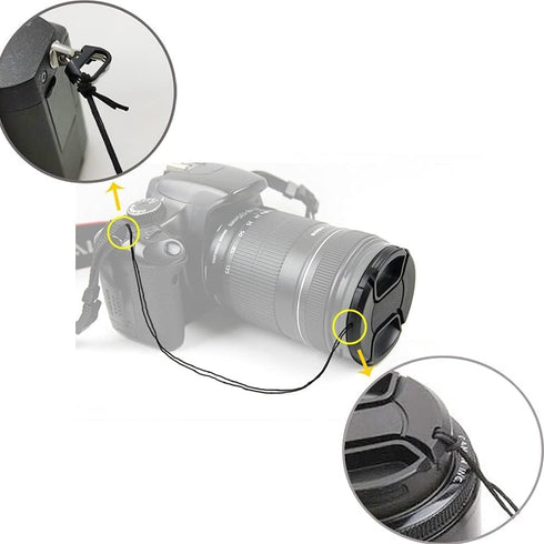 40.5mm Center Pinch Snap On Front Lens Cap Cover with Micro Fiber Cloth for Can.Nik. Son. Fuji Sigma Tamron and Other 40.5mm Filter Thread Lens...