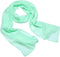 Chiffon Scarf, head scarf,Wrap,chiffon scarves, Wrap Shawl, Plain Colors Shawl(DDN43PJ2) (Mint)...