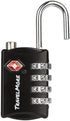 3 Pack TSA Luggage Locks with 4 Digit Combination – Heavy Duty Set Your Own Padlocks for Travel, Baggage, Suitcases & Backpacks - Black...