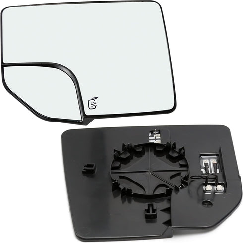 Left Driver Side Mirror Glass Heated Blind Spot Mirror Side Rear View Heated Convex Mirror Replacement for Ford F150 2015-2020...