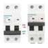 Baomain 16A AC Miniature Circuit Breaker, AC 400V 50Hz 6000A 2 Pole C65 MCB DIN Rail Mounting,MBM6C...