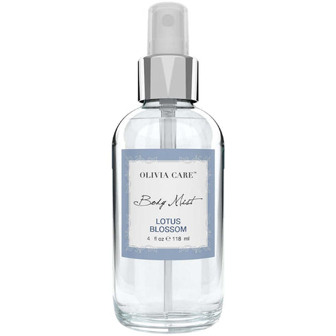 Olivia Care Body Mist Spray Made with Natural Lotus Blossom Fragrance Scent - Refreshing, Soothing & Cooling- Eliminate Odor with Fresh Aroma...