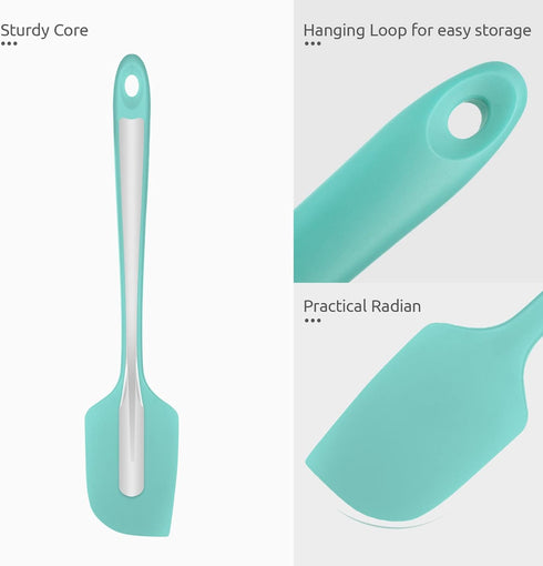 Heat Resistant Silicone Large Spatula: U-Taste 600ºF High Heat Flexible 11.38in Silicon Mixing Stirring Cooking Scraping Baking Bowl Scraper Seaml...