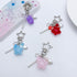 Meefisher Cute Star Charms, Y2K Kawaii Keychain Charm, Aesthetic Accessories Keyring for Women Bag Charms Pendant...
