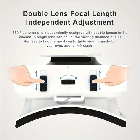 VR Headset for iPhone or Android Phone,Virtual Reality 3D Glasses Headset Helmets,Compatible 4.7-6.5 inch Mobile...
