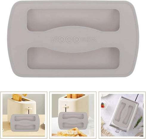 HEMOTON Silicone Toaster Dust Covers 2 Slice Toaster Lid Electric Bread Maker Upper Covers Toaster Appliance Top Covers for Bread Machine Part Acc...