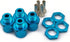4Pcs 12mm to 17mm Wheel Hex Hub Adapter Conversion Extension for 1/10 RC Car Upgrade 1/8 Tires/Off-Road/Short Card/Big Foot tire(Blue)...