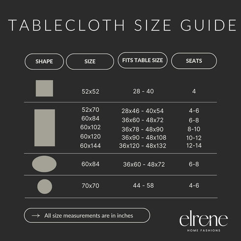 Elrene Home Fashions Caiden Elegance Damask Waterproof, Stain & Wrinkle Resistant Fabric Tablecloth, 52" x 52" Square, Taupe...