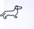 Dog Dachshund Shaped Paper Clips Great for Paper Clip Collectors or Dog and Pet Lovers (Style #2) (Black Refill Bag (No Tin))...