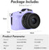 Rieibi EOS R50 Case, Soft Silicone Protective Case for Canon EOS R50 EOSR50 Camera, Lightweight EOS R50 Camera Case - Purple...