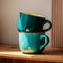 Sicaluya Porcelain Large Oatmeal Mug with Lid, 23 oz (680mL) Wide Coffee Mug, Breakfast Cup and Soup Bowl, Microwave and Dishwasher Safe, Ceramic ...