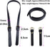 Semetall PU Leather Purse Handles 2 Pcs 65cm to 71cm Adjustable Shoulder Strap Black Purse Straps, Shoulder Strap Replacement for Crossbody...