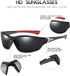 DUBERY Mens Sports Polarized Sunglasses 100% UV Protection Driving Cycling Fishing Shades D120...