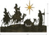 Sizzix Thinlits Dies Wise Men by Tim Holtz, 2-Pack, 5 1/4" x 2 3/4" - 1 1/2" x 2 1/4", Multicolor...