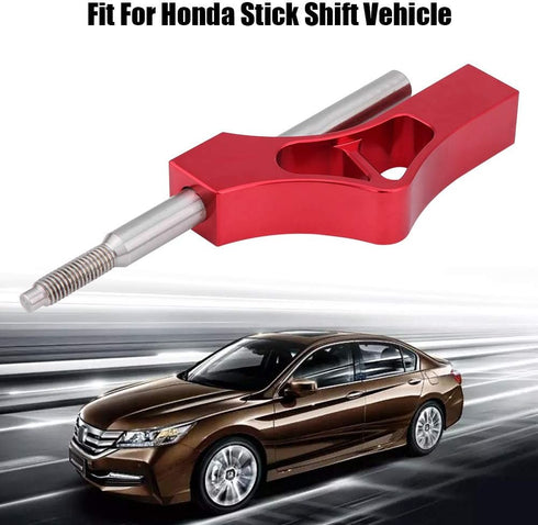 Qiilu Adjustable Shift Extension Shifter Knob with Adapters Stainless Steel Height Lever Extension Gear Shifter Extender Kit for Manual Shift Knob...