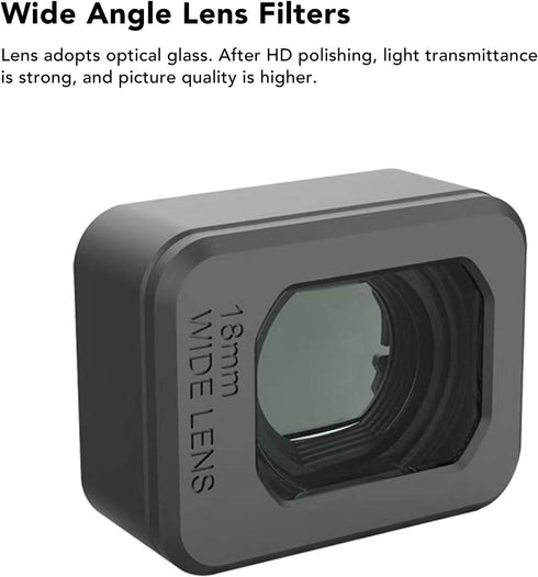 Fydun External Wide Angle Lens Filter Cinema Scope Shooting Wide Screen Lens for Mini 3 Pro Drone Accessories...