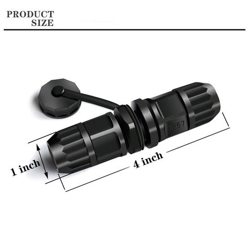 RJ45 Waterproof Connector, Female to Female, Panel Mount, 8P8C,CAT 6, CAT 5, CAT 5E, M20 IP67 Ethernet LAN Cable Coupler Outdoor Adapter Weatherpr...