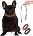 Spiked Dog Collar, Mushrooms Rivet Studded Adjustable Pu Leather Pet Collars for Cats Puppy Dogs (M, Gray)...
