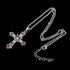 Cross Necklace for Women,Cross Necklace Y2K,Big Cross Necklace,Pink Cross Necklace,Crystal Cross Necklace Cubic Zirconia Cross Necklace for Women ...