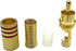 RCA Stereo Male Connector Plug,Spring Coaxial Audio Solderless Red and Black Circle Metal Gold-Plated Connector Adapter(4-Pack)...