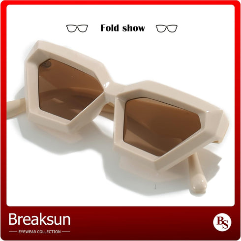Thick Frame Cat Eye Sunglasses for Women Vintage Trendy Cateye Sun Glasses Retro Style Shades...
