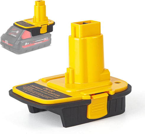 DM18D Converter for DeWalt 18v to 20v Battery Adapter,for Milwaukee M18 18v Batteries Adapter, Convert to DC9096,fit for DeWalt 18v XRP Ni-Cad Cor...