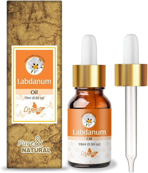 Crysalis Labdanum (Cistus ladanifer) Oil - 0.51 Fl Oz (15ml)...