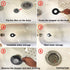 2PCS Bathtub Stopper Hair Catcher Kit, Bathtub Drain Strainer, Tub Stopper Plug Cover, Sink Filter, Silicone Drain Stopper for Bathroom, Laundry (...