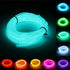 JIGUOOR EL Wire Battery Pack 16.4ft / 5m Bright Neon Light Strip 360° Illumination Neon Tube Rope Lights for DIY, Festival, Party Decoration, Pub,...