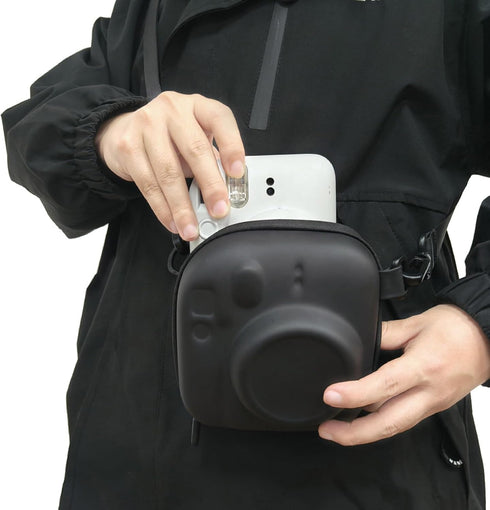 Camera Protective Case for Instax Mini 12/99, Hard Case for Fuji Mini 40/Mini 11/Mini 10/Mini 9/Mini 8/Mini 7+ Instant Camera Carrying Storage Bag...
