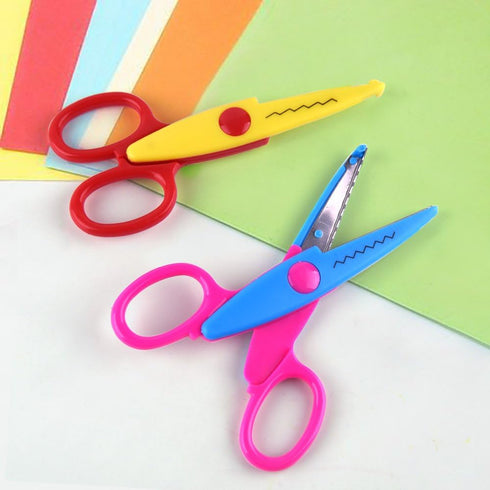 KUUQA 6 Pcs Kids Safety Scissors Art Craft Scissors Set for Kids and Students Paper Construction Supplies...