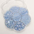 Chenkou Craft 3000PCS 1 Box Blue Round Flatback Imitation Half Pearls Bead Loose Beads Gem (Blue Half Ball)...