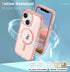 Magnetic for iPhone 14 Case Compatible with MagSafe, iPhone 13 Case Military Shockproof Slim Wireless Charger Protective Phone Case Built-in Scree...