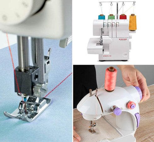 ilauke 50Pcs Bobbins Sewing Threads Kit, 400 Yards per Polyester Thread Spools, Prewound Bobbin with Case for Brother Singer Janome Machine, 25 Co...