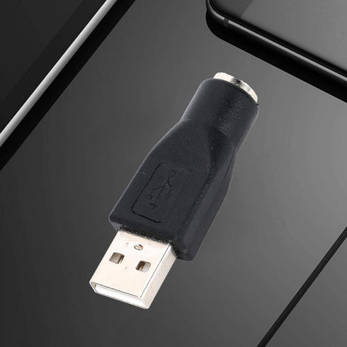 ASHATA PS-2 to USB,5PCS USB Male to for PS/2 Female Adapter Converter for Keyboard Mouse with for PS/2 Interface,PS/2 Male Converter Changer Adapt...