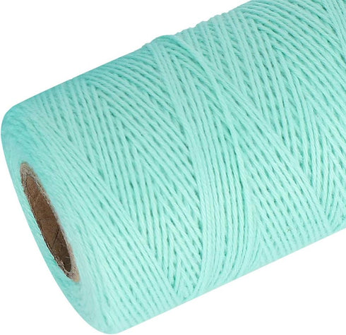 2 Rolls 8/4 Cotton Warp Yarn, Polyester Seines Warping Thread Wool Thread Loom Warp Tapestry Thread for Weaving Carpet Rug Blankets...