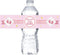 MonMon & Craft Welcome Baby Girl Water Bottle Stickers / Gender Reveal Bottle Wrappers / It's a Girl Water Labels Supplies / Baby Shower Decoratio...